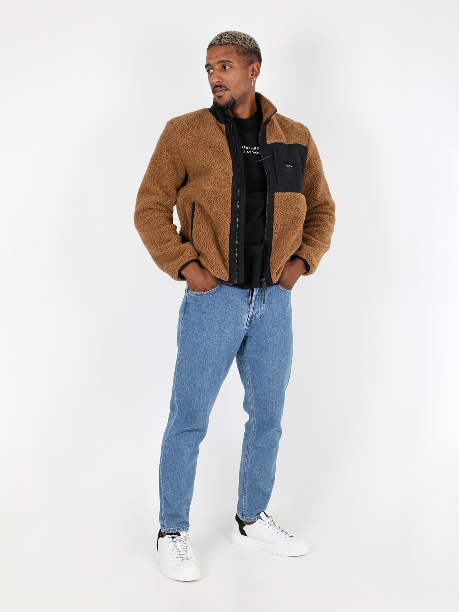 Fleece jacket with WAC logo