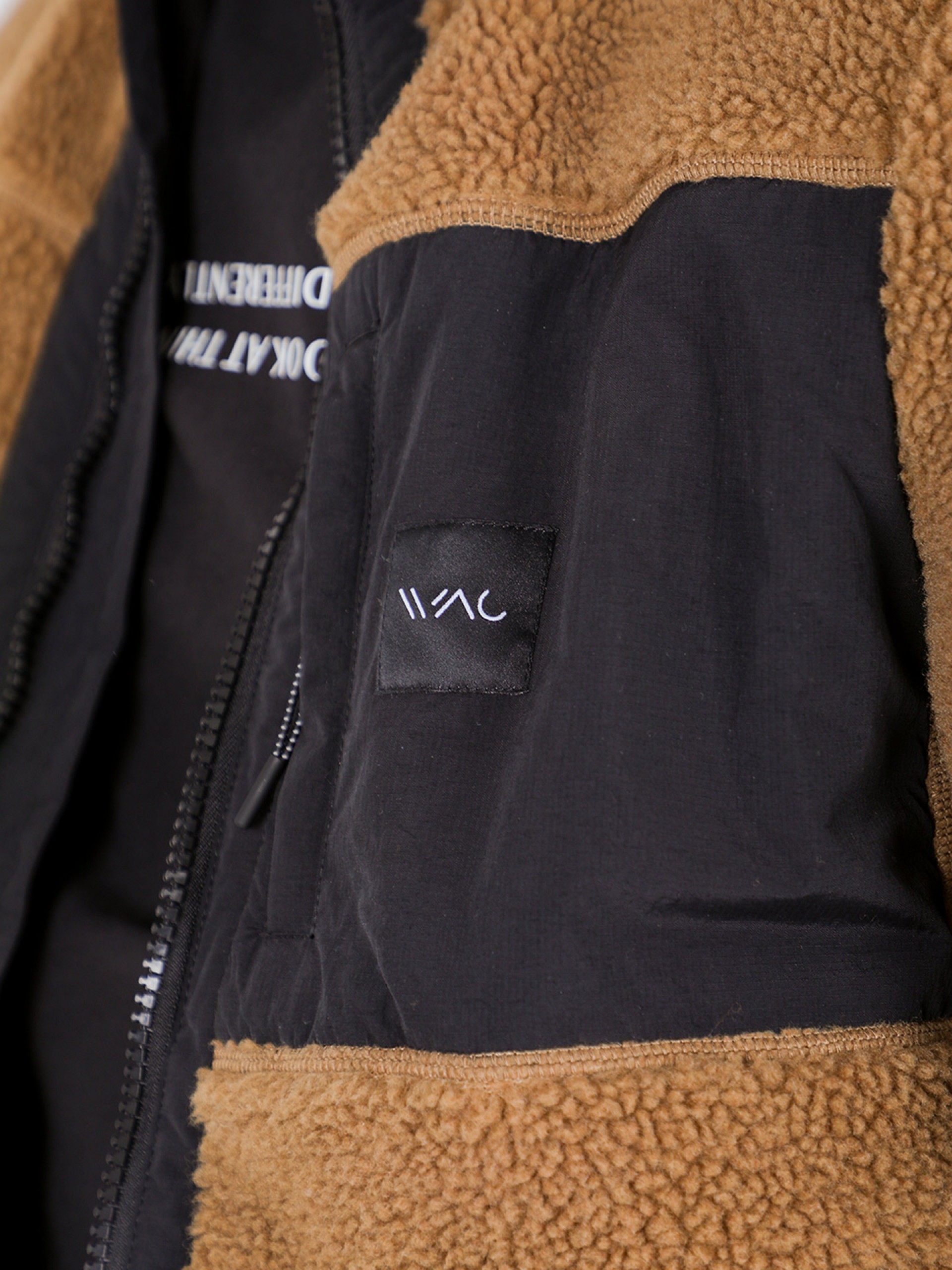 Fleece jacket with WAC logo