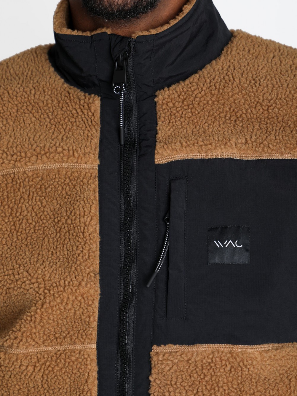 Fleece jacket with WAC logo