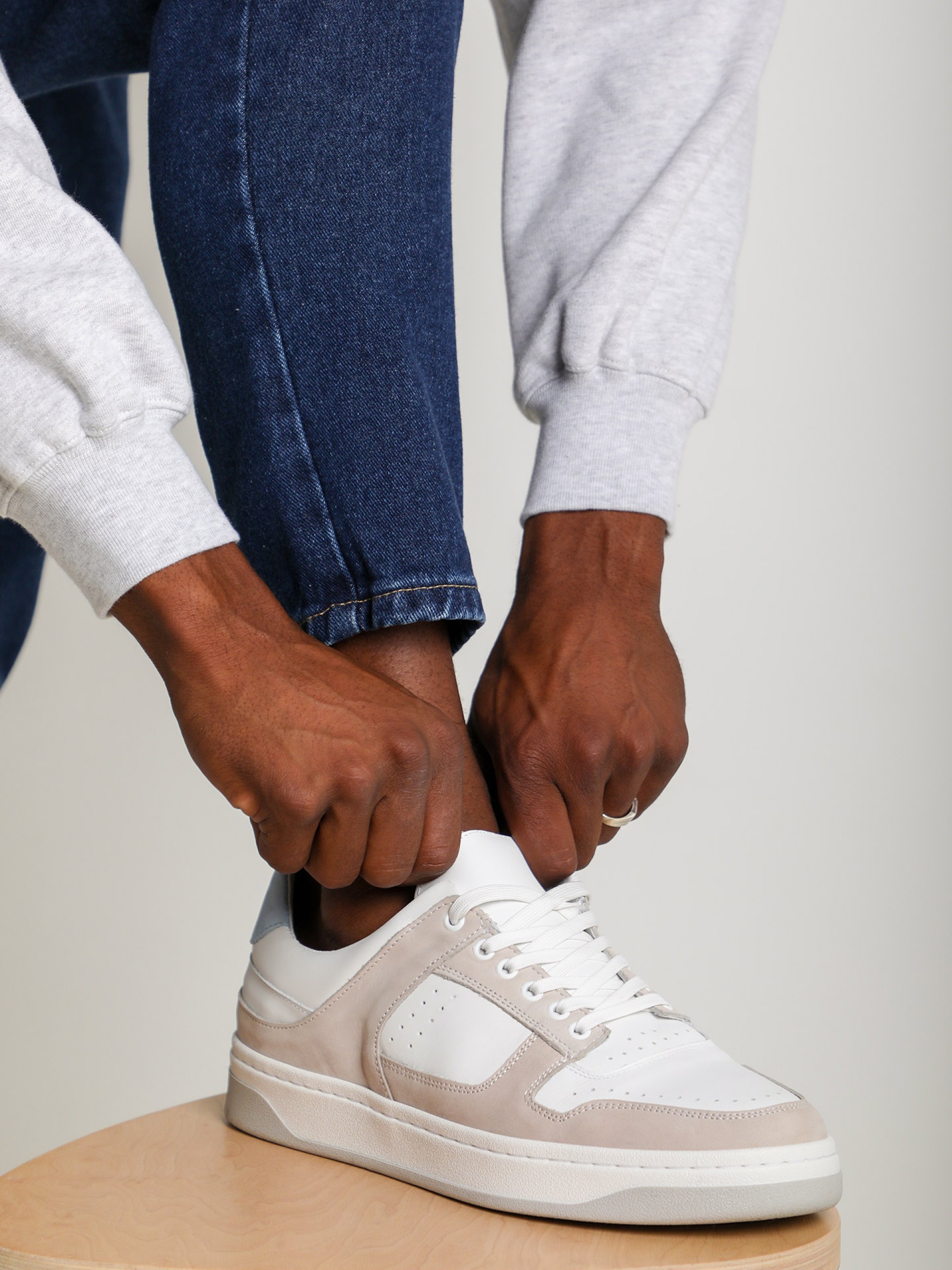 Sapatilha em pele WAC