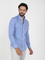 Camisa xadrez oversize WAC - CAM1014BEGE