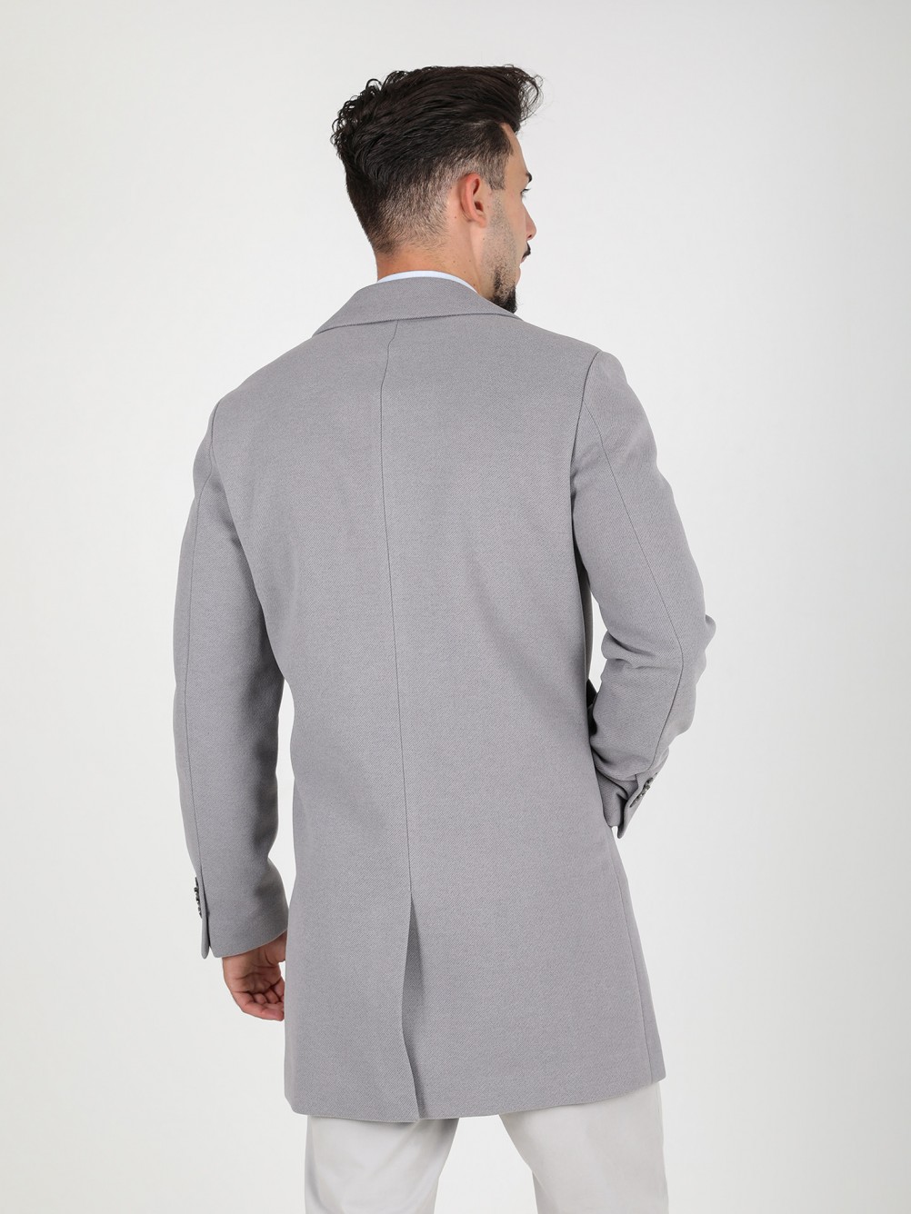 Sobretudo cl�ssico regular fit