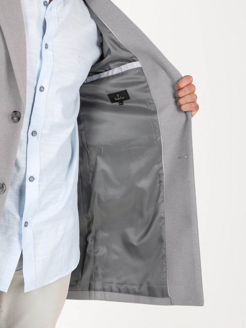Sobretudo cl�ssico regular fit