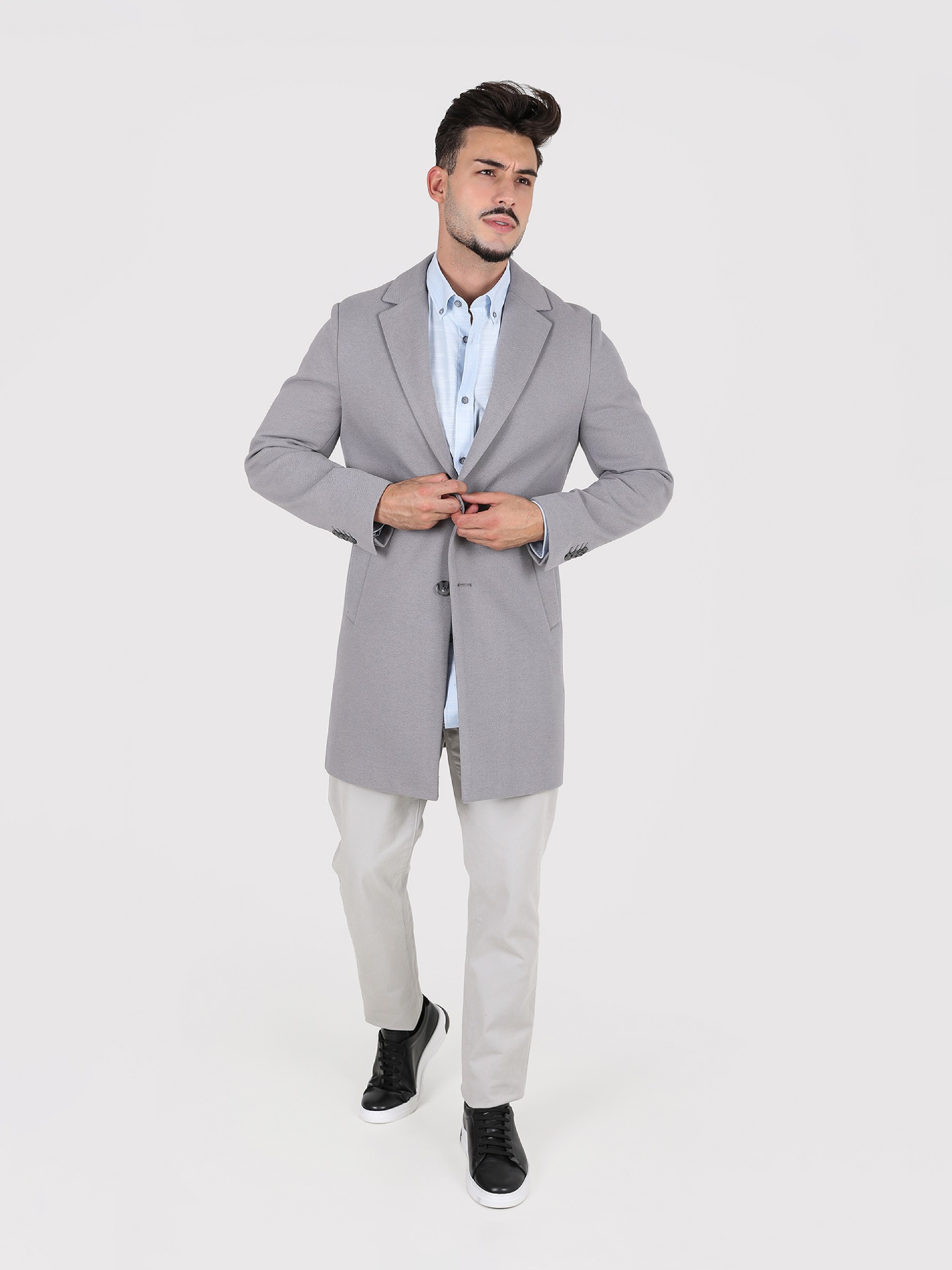 Abrigo clásico regular fit