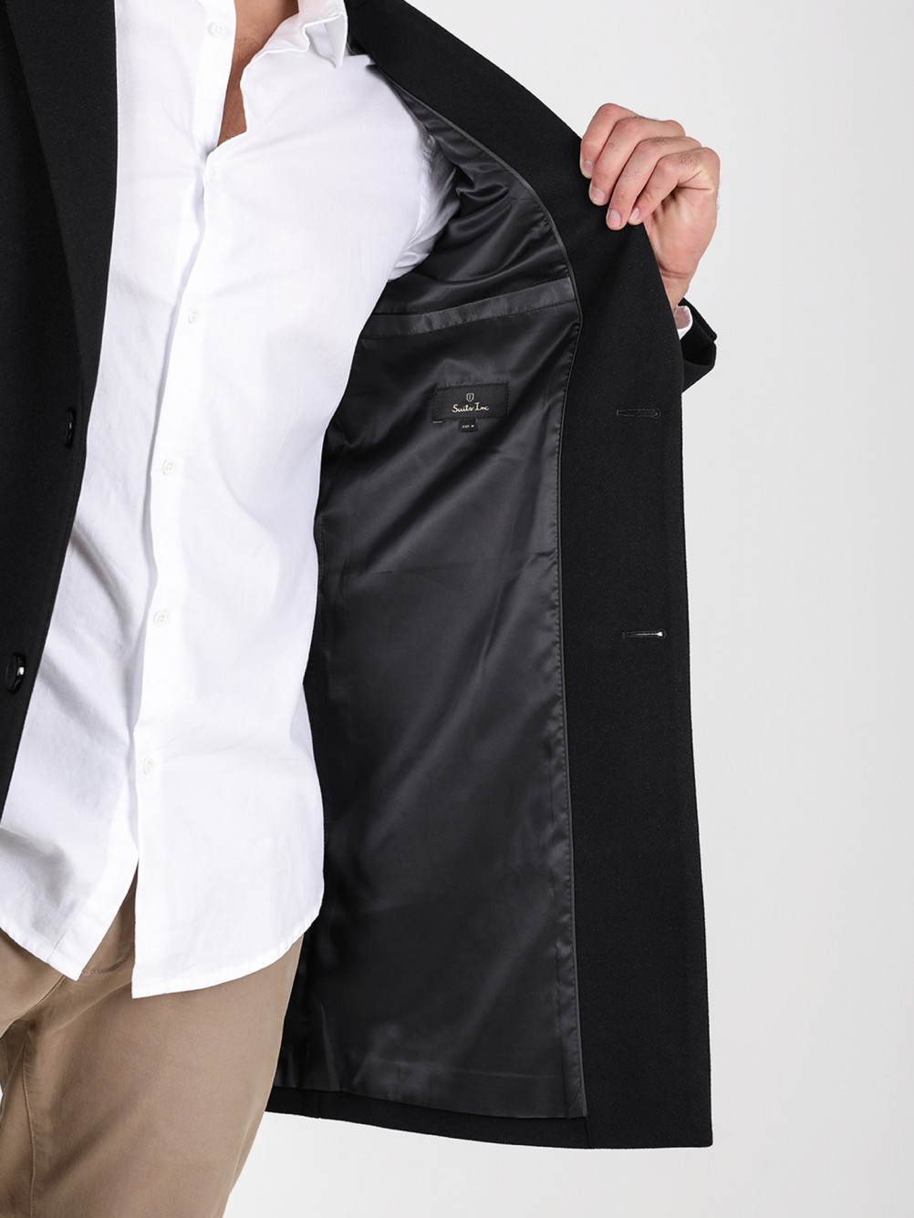 Sobretudo cl�ssico regular fit