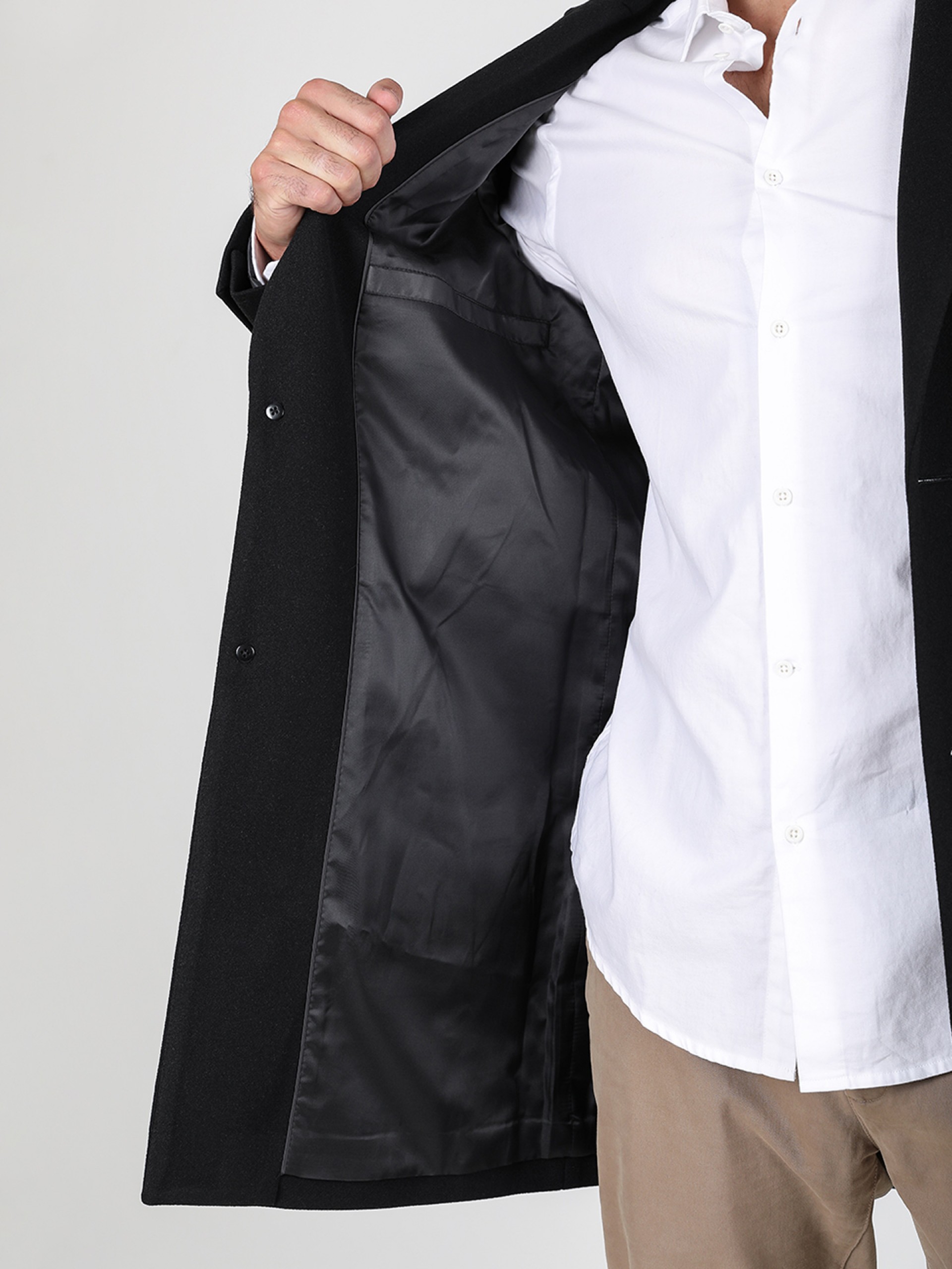 Abrigo clásico regular fit