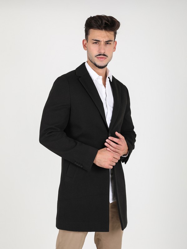 Sobretudo clássico regular fit Sobretudo clássico regular fit