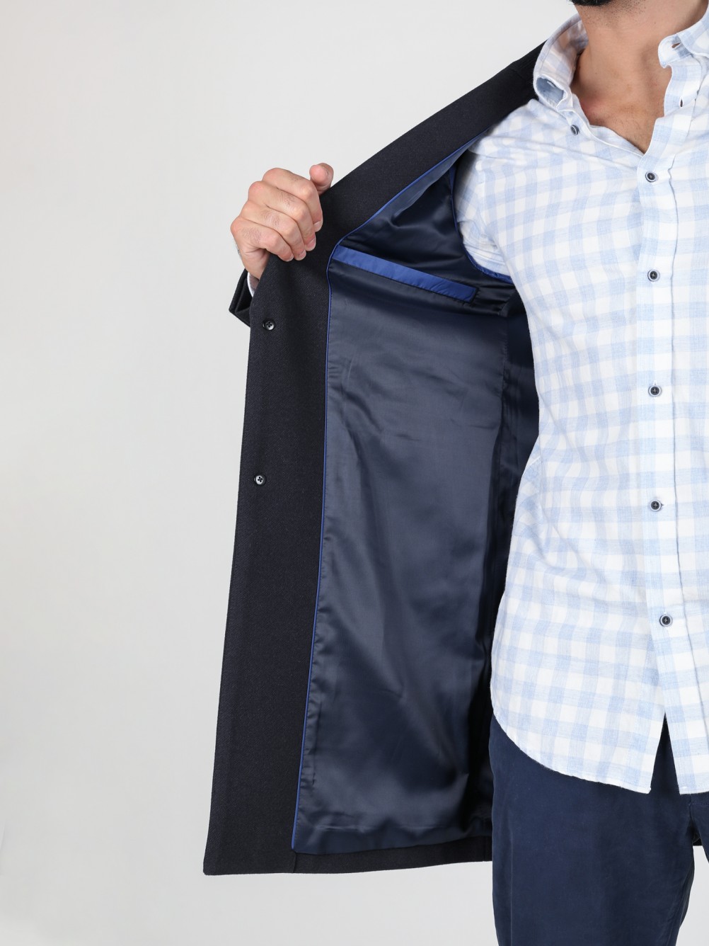 Sobretudo cl�ssico regular fit