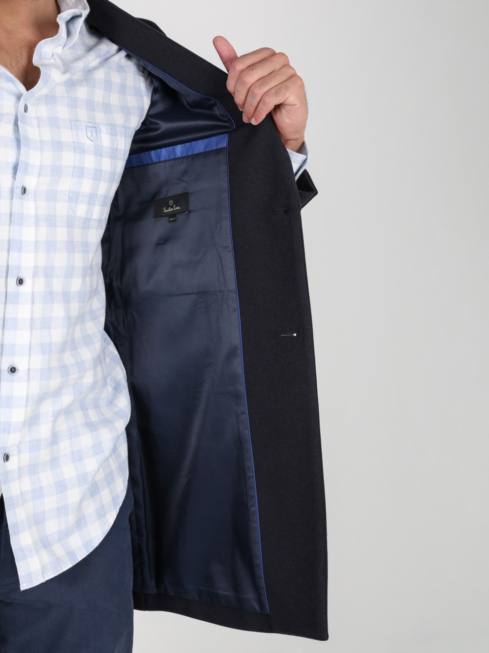 Sobretudo cl�ssico regular fit