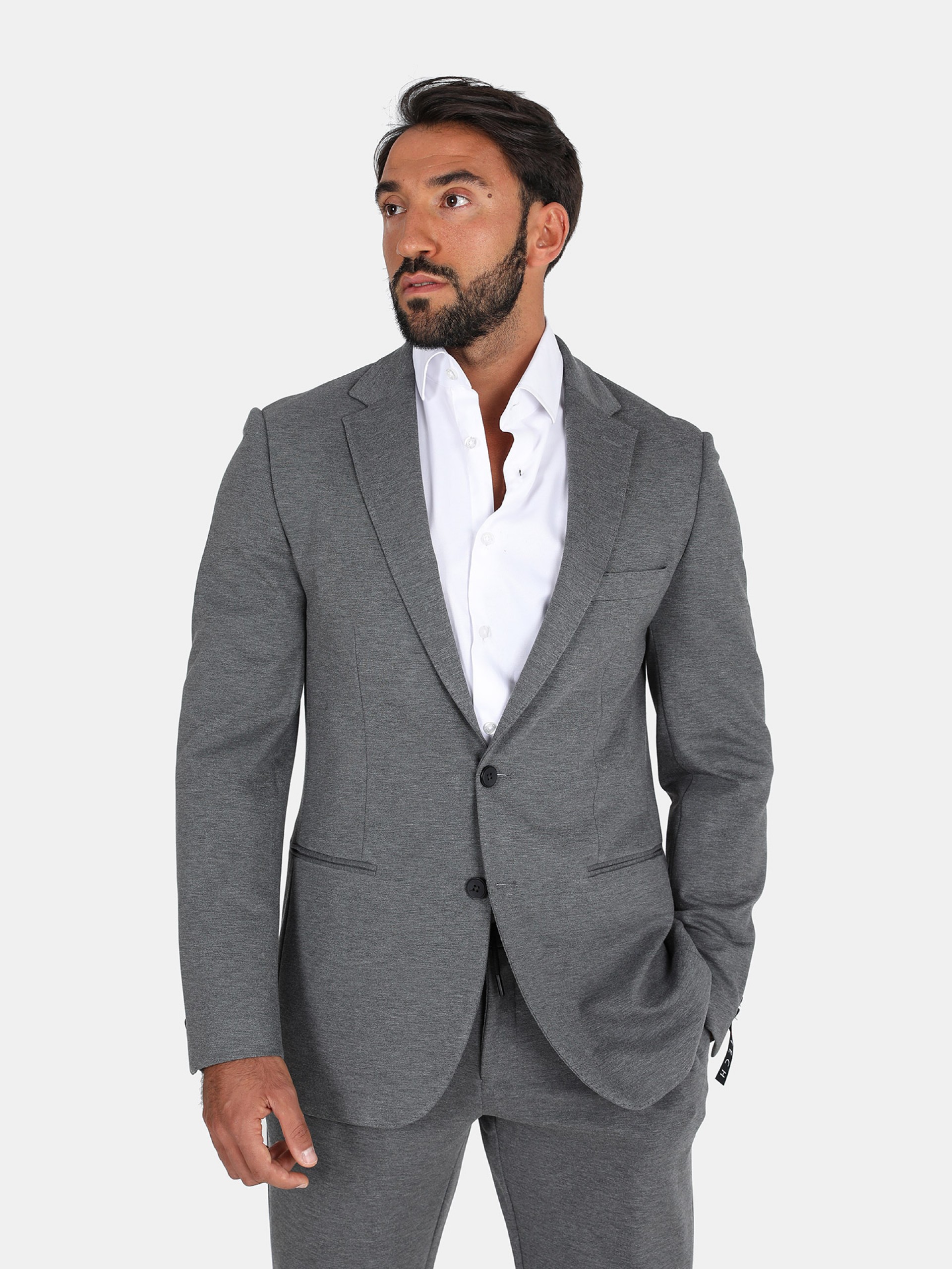 Traje elástico slim fit