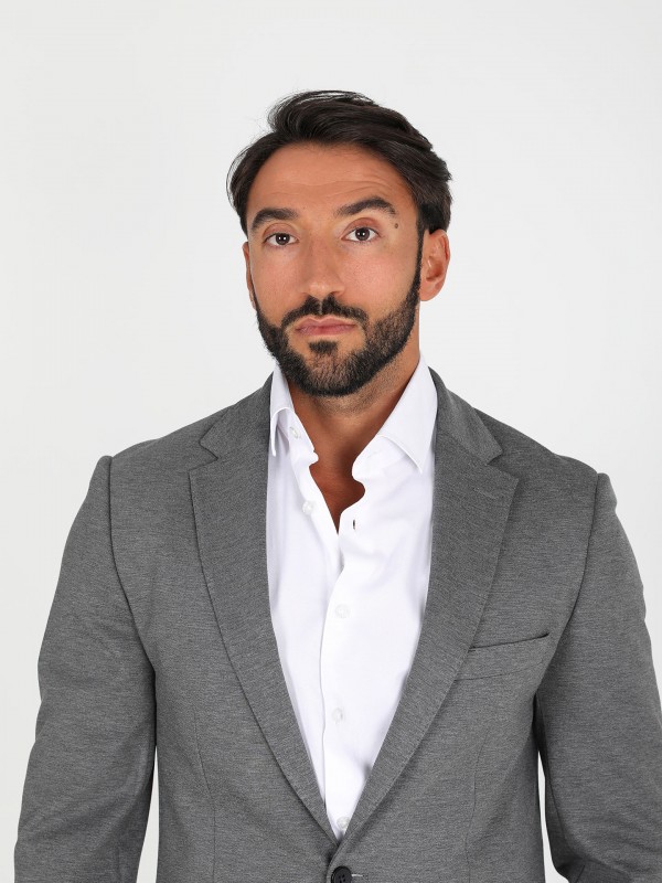 Fato slim fit elástico Fato slim fit elástico