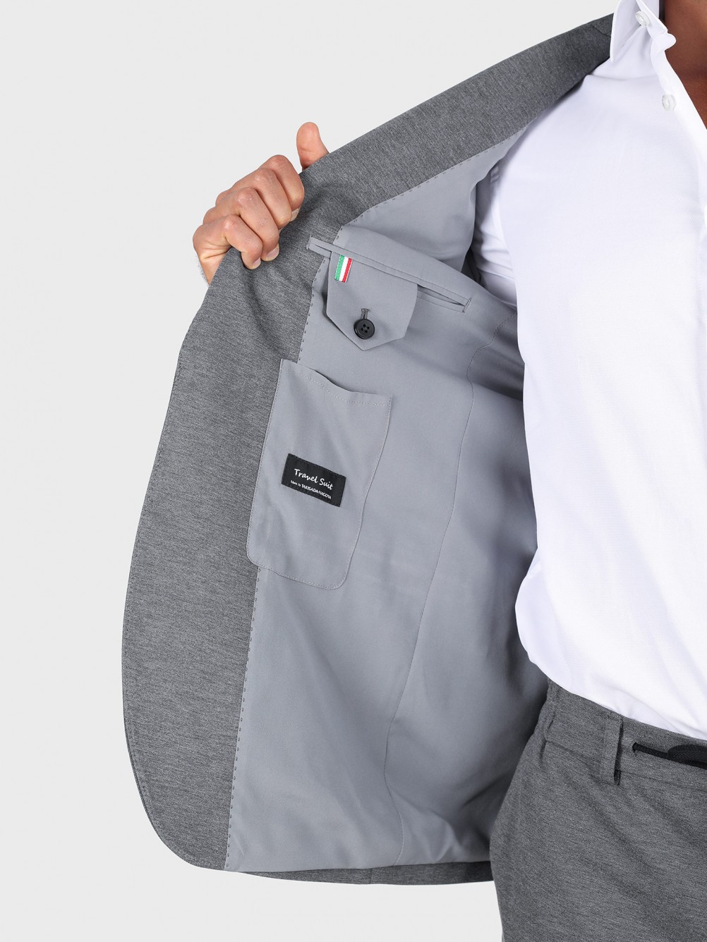 Traje elástico slim fit