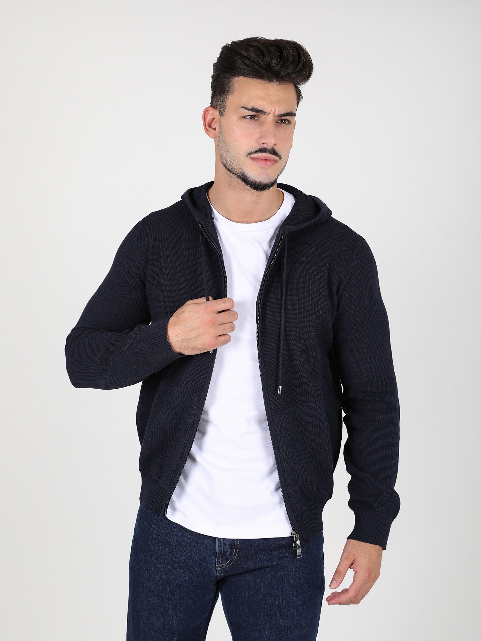 Cárdigan con capucha