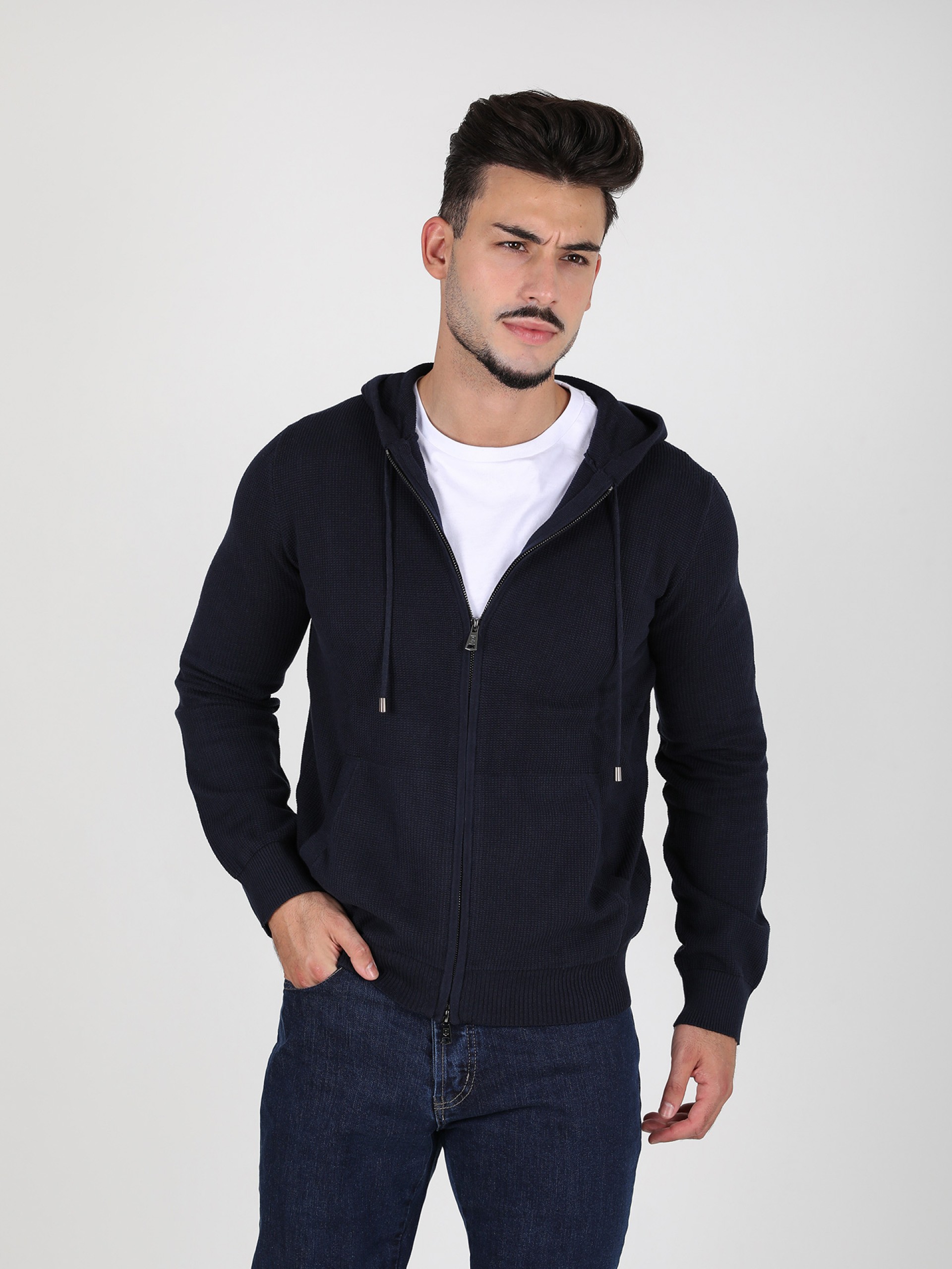 Cárdigan con capucha