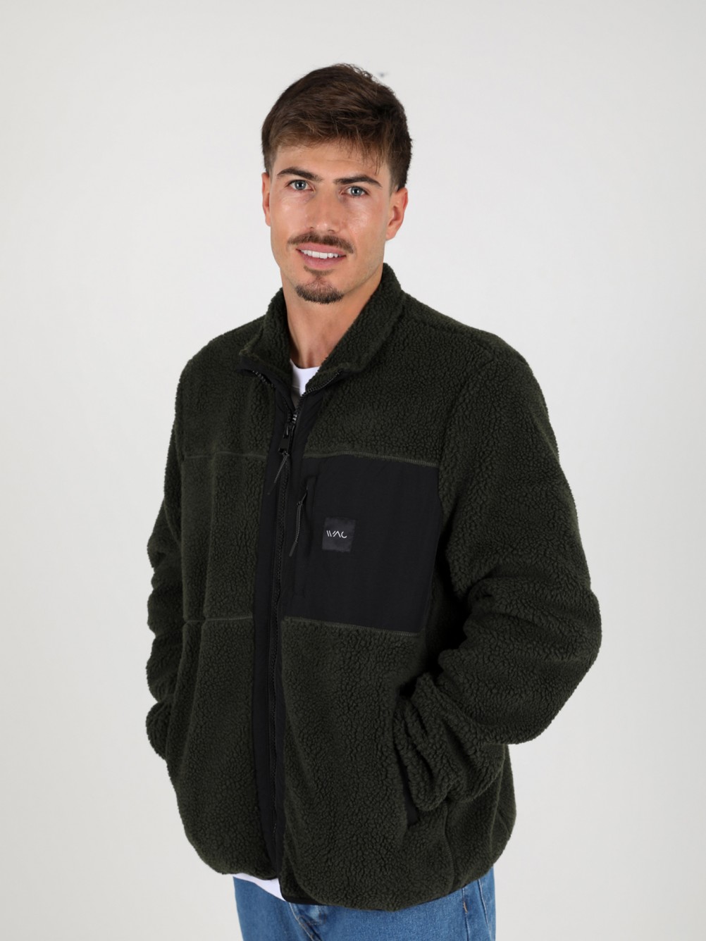 Fleece jacket with WAC logo