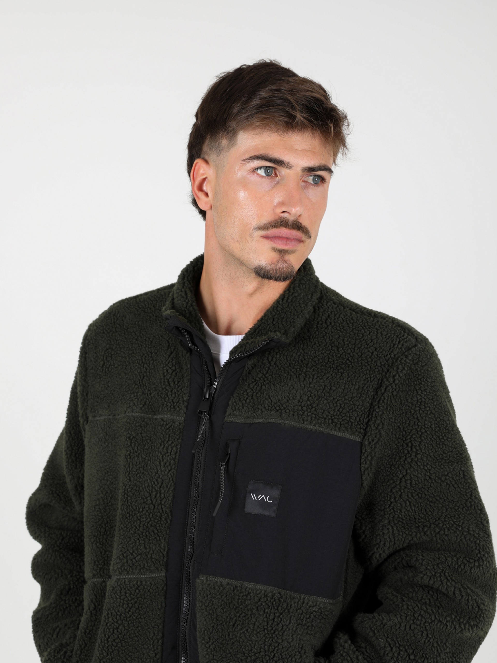 Fleece jacket with WAC logo