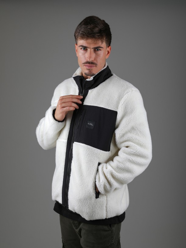 Fleece jacket com logtipo WAC