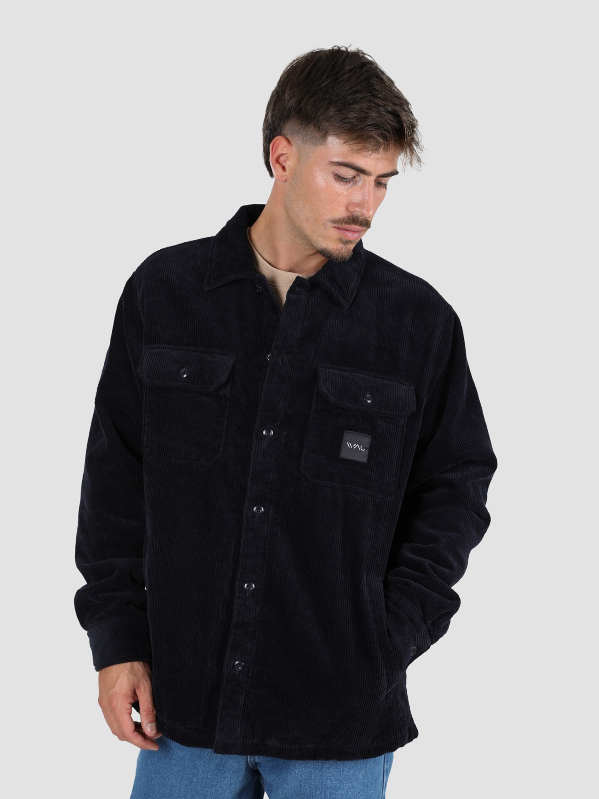 Camisa oversize de pana con bolsillos WAC