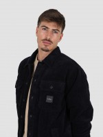 Camisa oversize bombazina com bolsos WAC