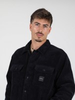 Camisa oversize bombazina com bolsos WAC