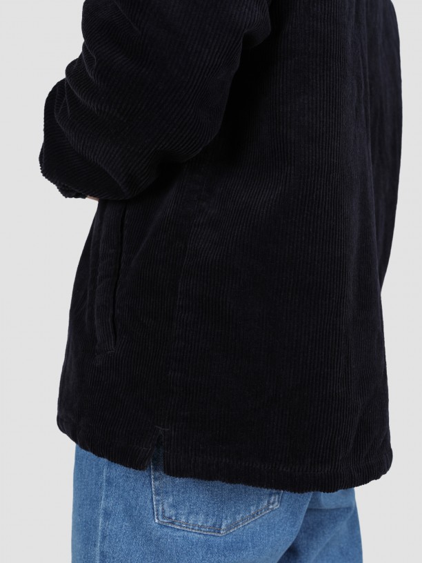 Camisa oversize bombazina com bolsos WAC