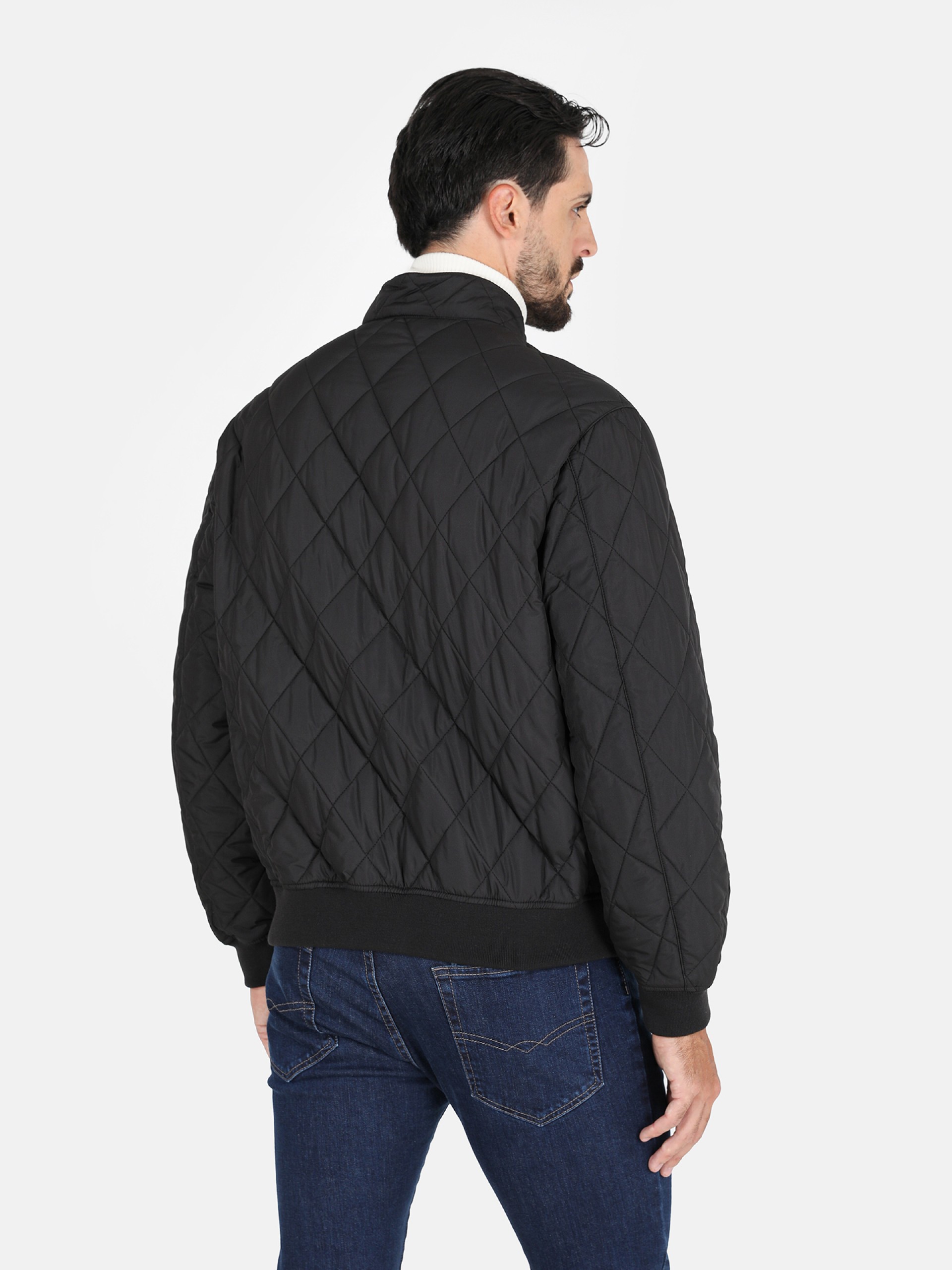 Padded bomber jacket