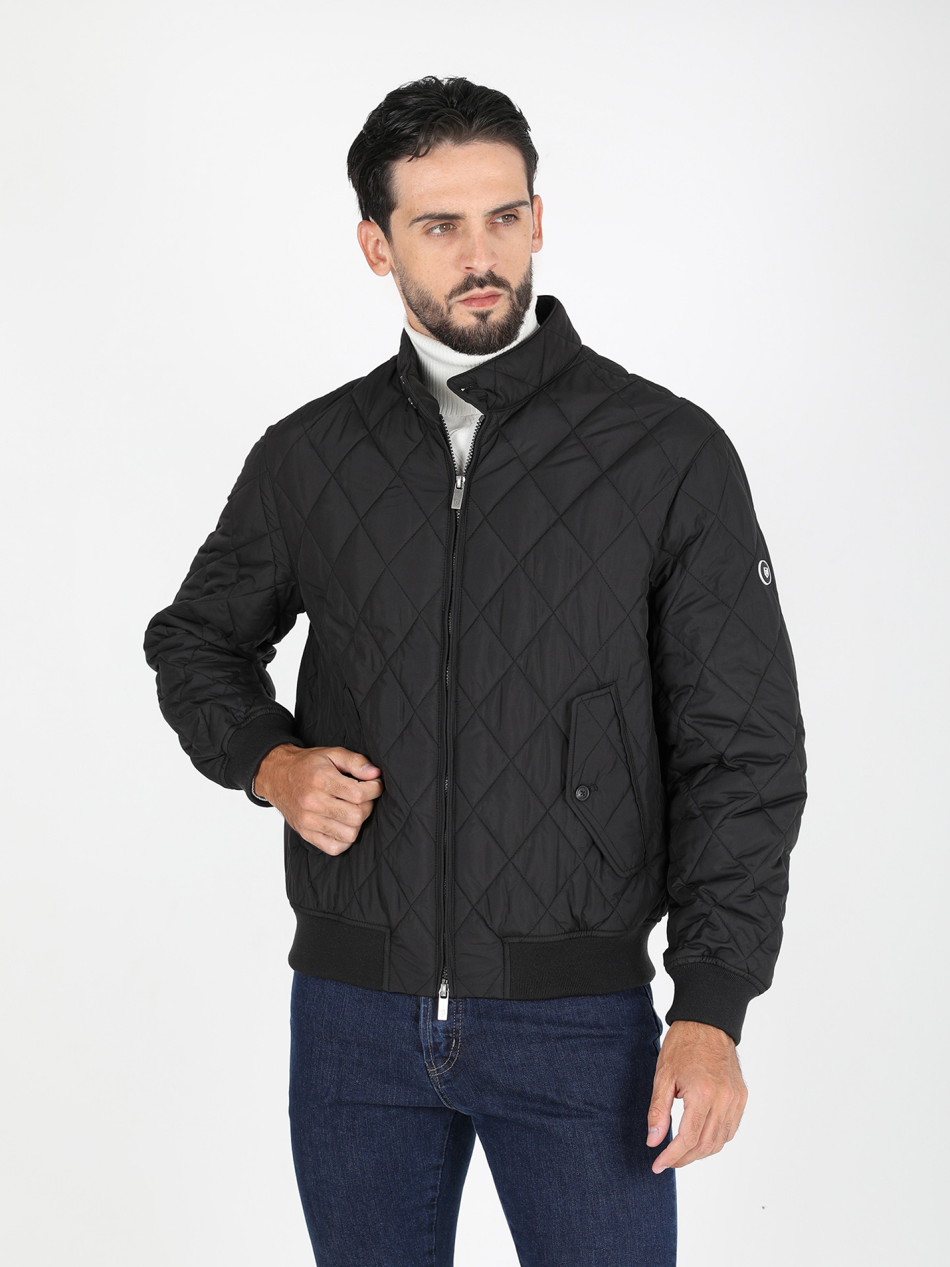 Padded bomber jacket
