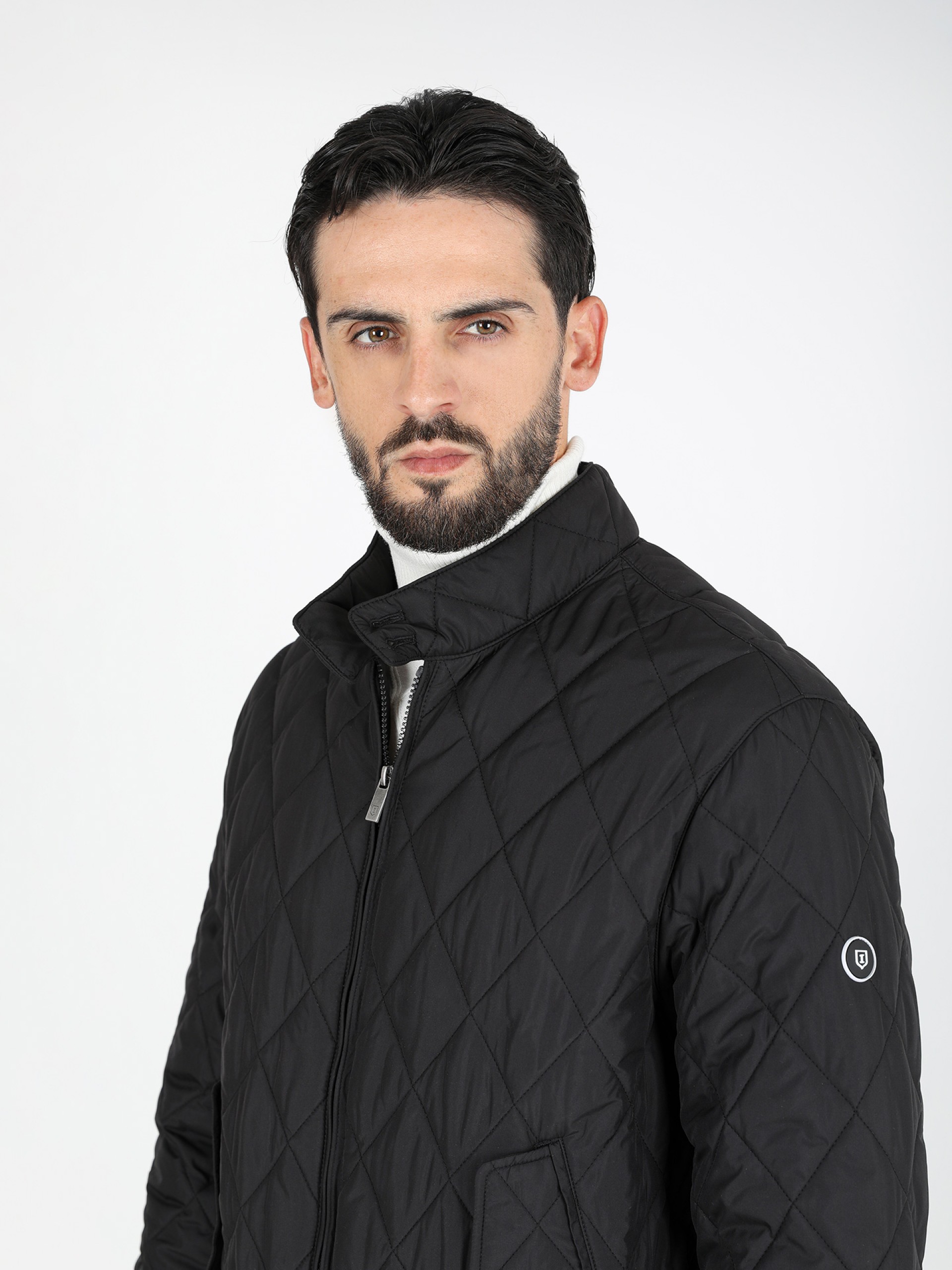 Padded bomber jacket