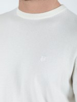 Camisola de malha gola redonda