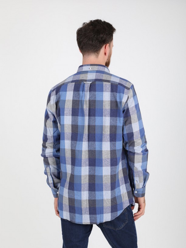 Camisa padro xadrez oversize