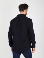 Camisa de algodão e lã Camisa de algodão e lã