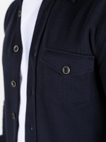 Camisa de algodão e lã Camisa de algodão e lã