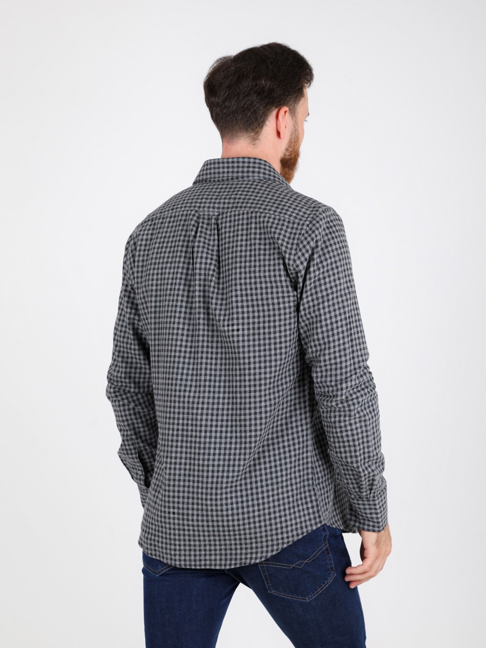 Camisa de algod�n cuadros