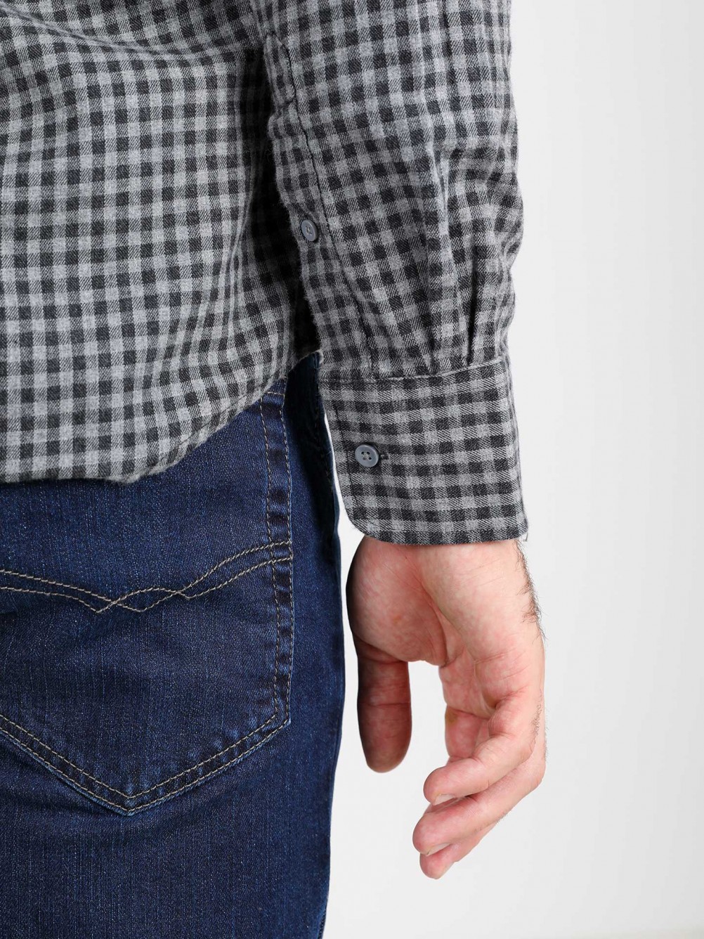 Camisa de algod�n cuadros