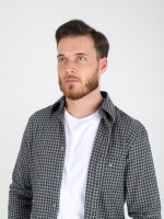 Camisa de algod�n cuadros