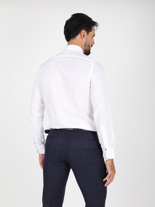 Regular fit plain shirt