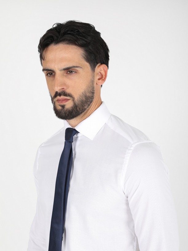 Camisa lisa regular fit