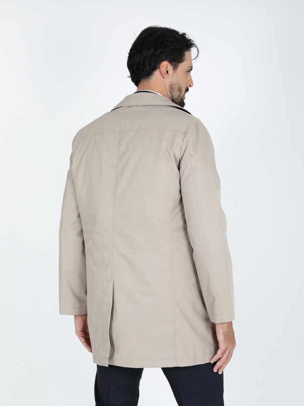 Gabardine lisa algodo