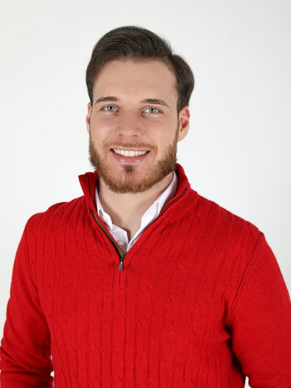 Half-zip wool knit sweater Half-zip wool knit sweater