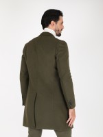 Sobretudo slim fit lapela clássica Sobretudo slim fit lapela clássica