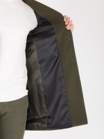 Sobretudo slim fit lapela clássica Sobretudo slim fit lapela clássica