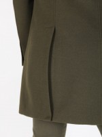 Sobretudo slim fit lapela clássica Sobretudo slim fit lapela clássica
