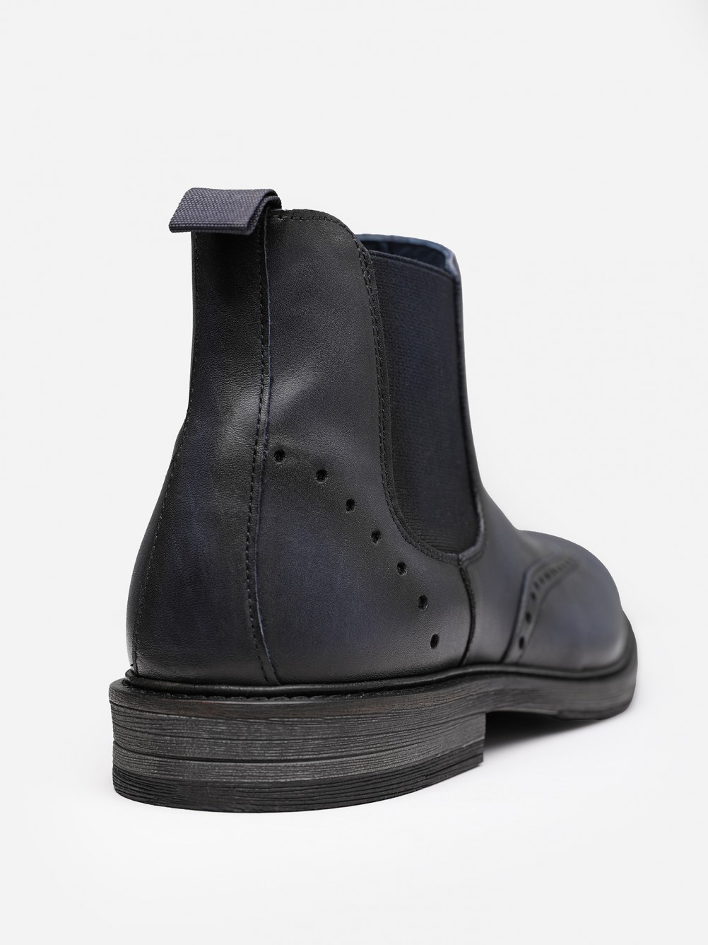 Leather boots
