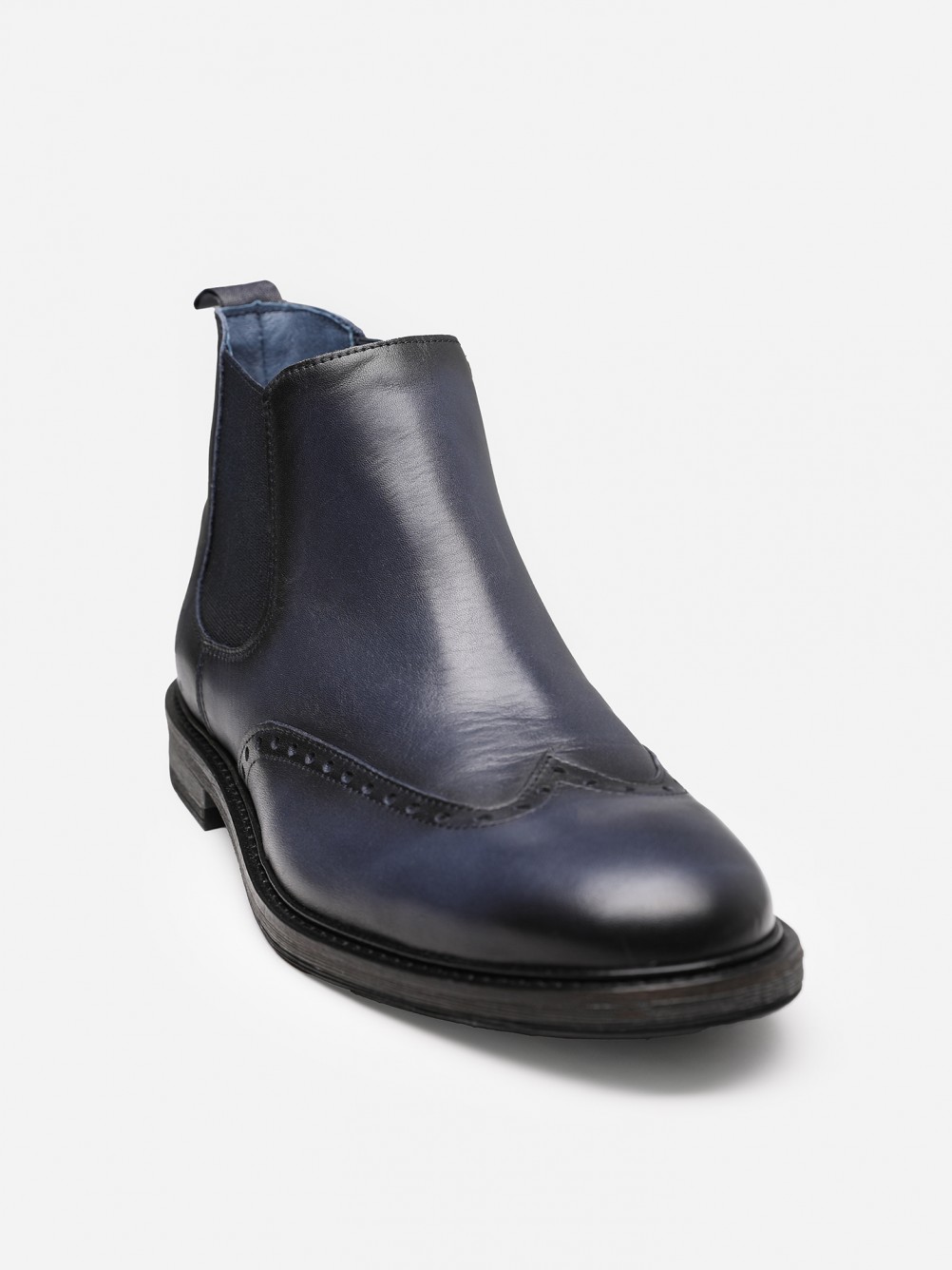 Leather boots