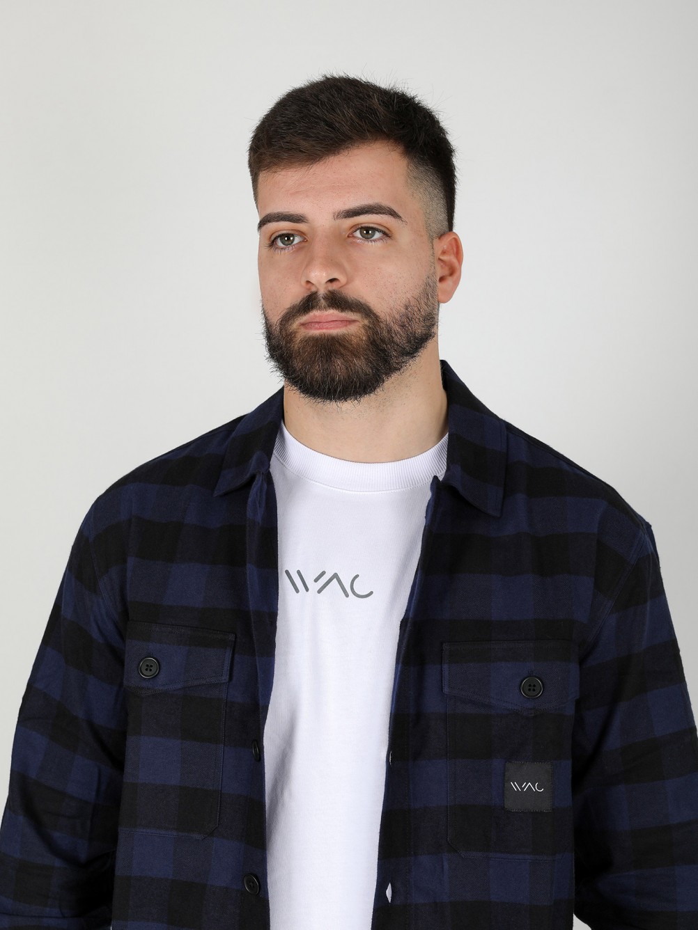 Camisa xadrez oversize WAC
