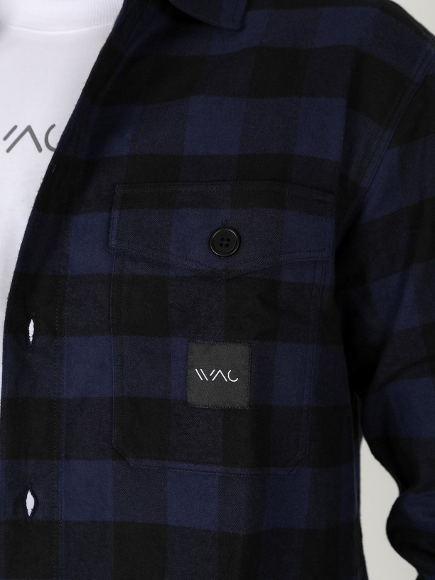 Camisa xadrez oversize WAC