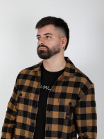 WAC oversize plaid shirt