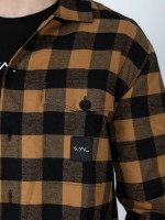 WAC oversize plaid shirt