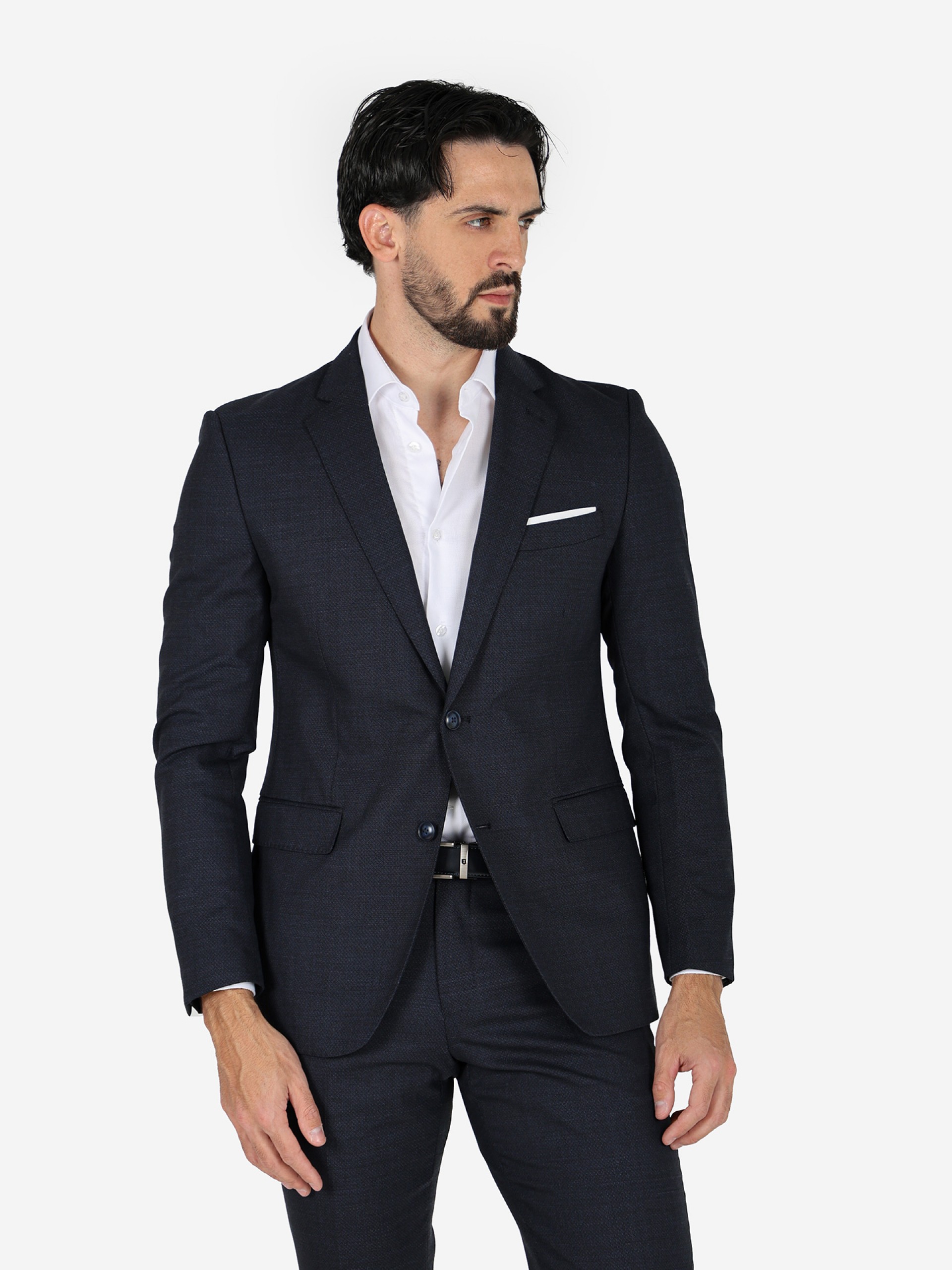 Traje de estampado regular fit