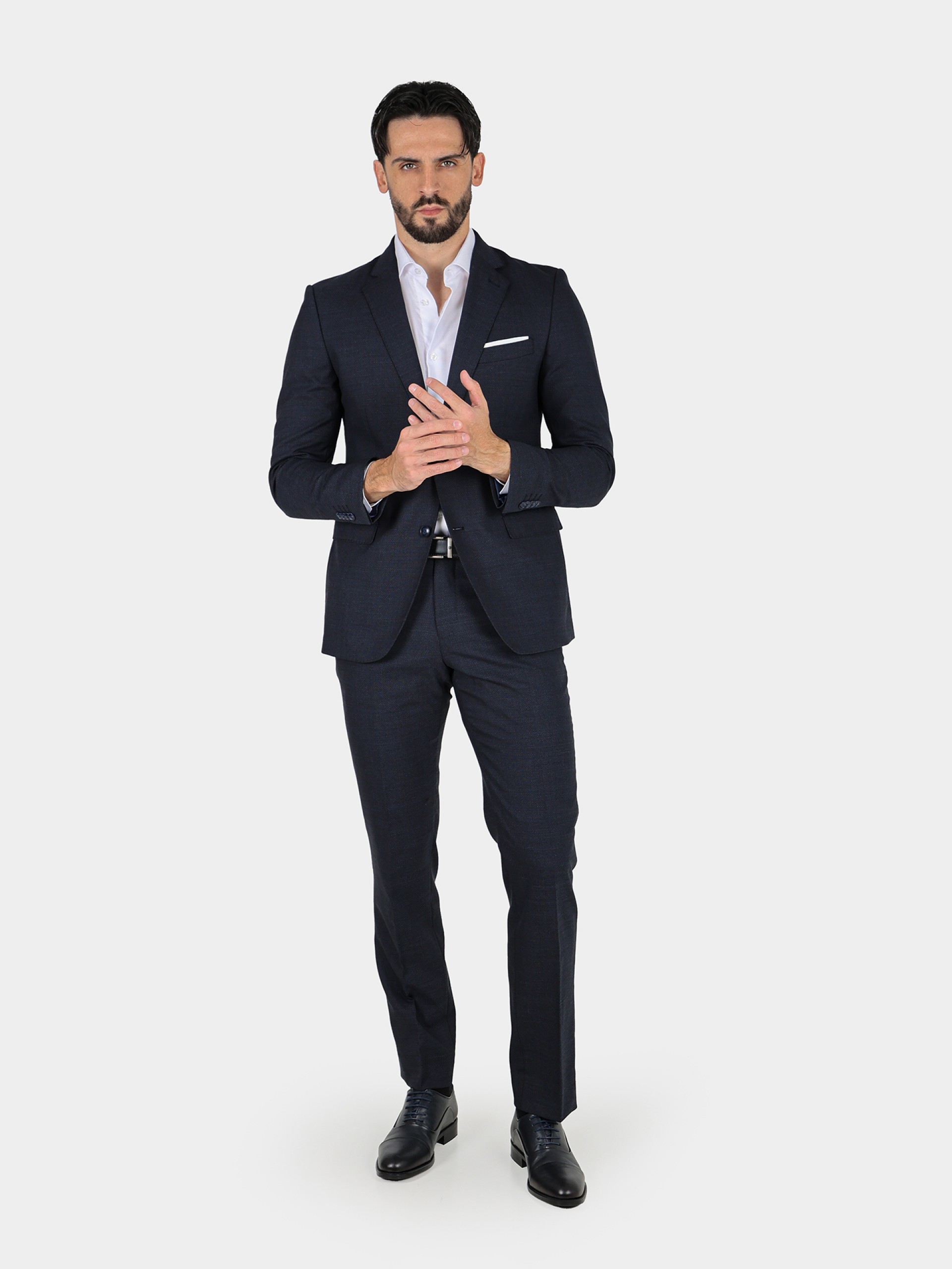 Traje de estampado regular fit